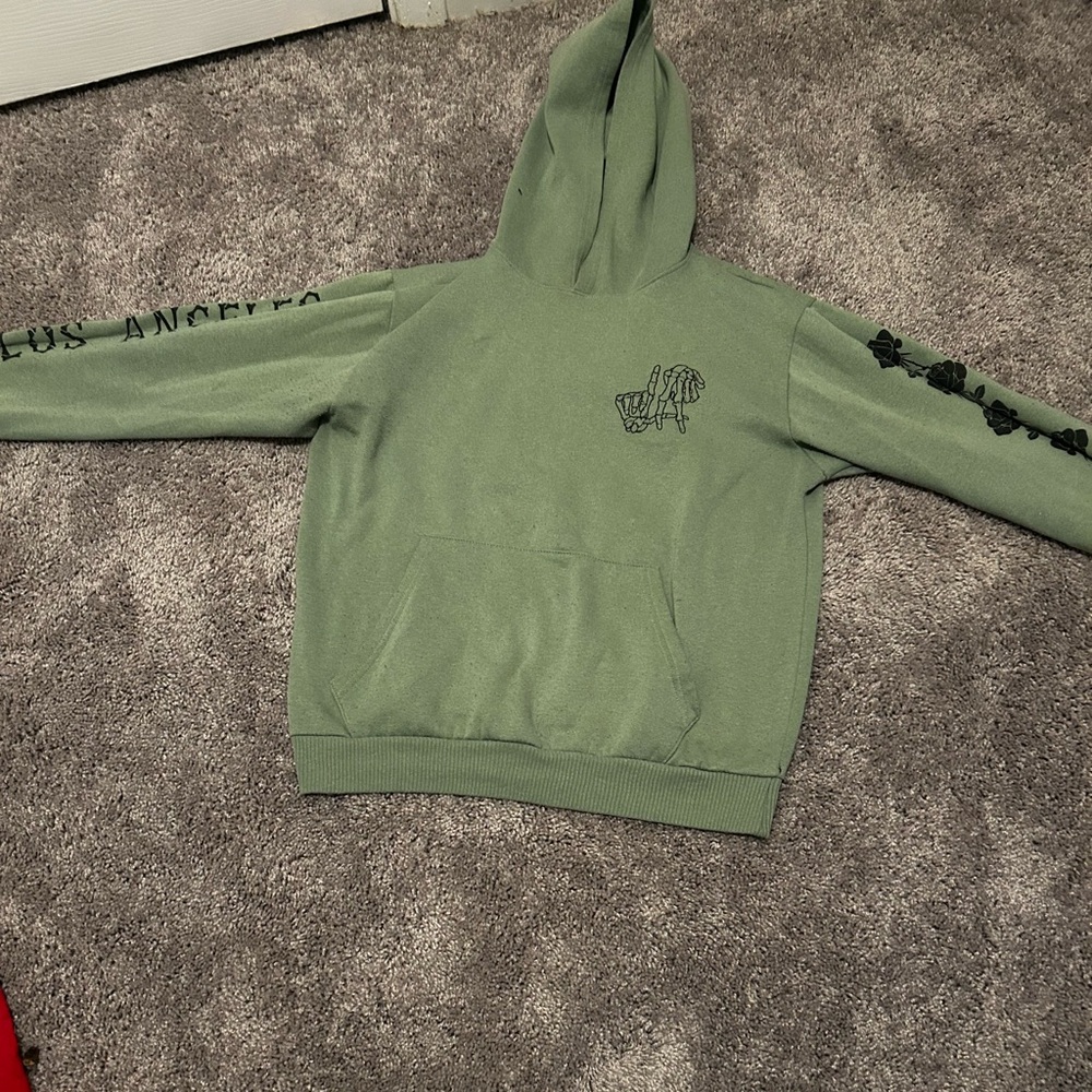 The hoodie is from Los Angele store and it is in good shape